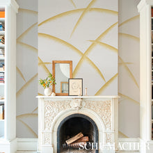 Load image into Gallery viewer, Schumacher Deco Palms Wallpaper 5013302 / Gold