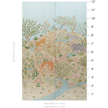 Load image into Gallery viewer, Schumacher Finches Jungle Panel Set Wallpaper 5013310 / Parchment