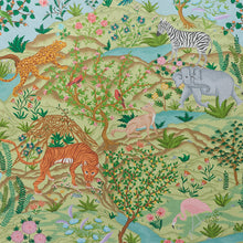 Load image into Gallery viewer, Schumacher Finches Jungle Panel Set Wallpaper 5013311 / Verdant