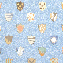 Load image into Gallery viewer, Schumacher Heraldic Wallpaper 5013491 / Oxford Blue