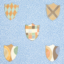 Load image into Gallery viewer, Schumacher Heraldic Wallpaper 5013491 / Oxford Blue