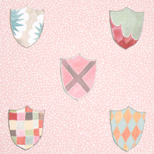 Load image into Gallery viewer, Schumacher Heraldic Wallpaper 5013492 / Pink