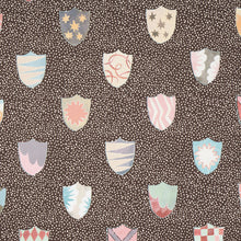 Load image into Gallery viewer, Schumacher Heraldic Wallpaper 5013493 / Brown