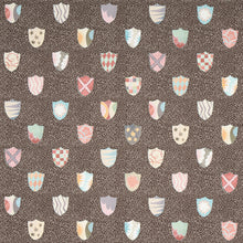Load image into Gallery viewer, Schumacher Heraldic Wallpaper 5013493 / Brown