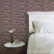 Load image into Gallery viewer, Schumacher Calico Wallpaper 5013502 / Multi On Brown