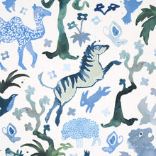 Load image into Gallery viewer, Schumacher Beasts Wallpaper 5013531 / Blue And Green