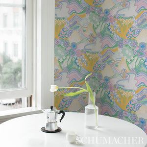Schumacher Daisy Chain Wallpaper 5013550 / Light Multi
