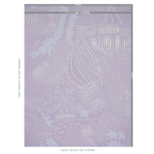 Schumacher Haven Wallpaper 5013562 / Lilac