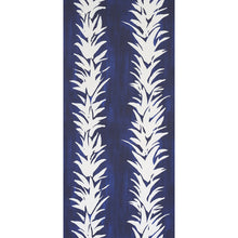 Load image into Gallery viewer, Schumacher White Lotus Wallpaper 5013661 / Cobalt