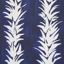 Load image into Gallery viewer, Schumacher White Lotus Wallpaper 5013661 / Cobalt