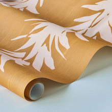 Load image into Gallery viewer, Schumacher White Lotus Wallpaper 5013662 / Deep Yellow