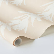Load image into Gallery viewer, Schumacher White Lotus Wallpaper 5013663 / Sand