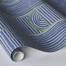 Load image into Gallery viewer, Schumacher Bloomsbury Wallpaper 5013683 / Deep Navy