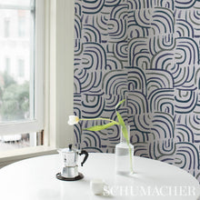 Load image into Gallery viewer, Schumacher New Beat Wallpaper 5013690 / Blue &amp; Green