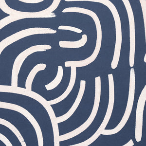 Schumacher New Beat Wallpaper 5013691 / Dark Blue