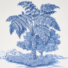 Load image into Gallery viewer, Schumacher Toussaint Toile Wallpaper 5013771 / Blue On Ivory