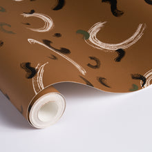 Load image into Gallery viewer, Schumacher Brushmark Wallpaper 5013960 / Gold