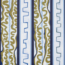 Load image into Gallery viewer, Schumacher Night At The Opera Wallpaper 5014180 / Deep Blue &amp; Olive