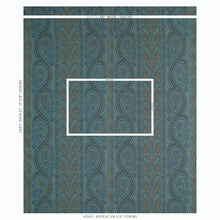 Load image into Gallery viewer, Schumacher Chatelaine Paisley Fabric 50774 / Blue