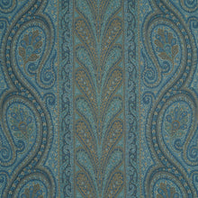 Load image into Gallery viewer, Schumacher Chatelaine Paisley Fabric 50774 / Blue