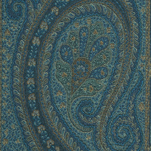 Load image into Gallery viewer, Schumacher Chatelaine Paisley Fabric 50774 / Blue