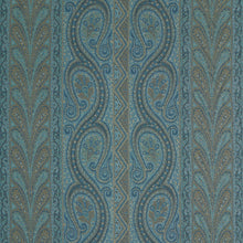 Load image into Gallery viewer, Schumacher Chatelaine Paisley Fabric 50774 / Blue