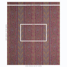 Load image into Gallery viewer, Schumacher Chatelaine Paisley Fabric 50775 / Magenta