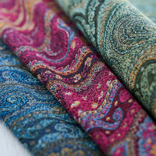 Load image into Gallery viewer, Schumacher Chatelaine Paisley Fabric 50775 / Magenta