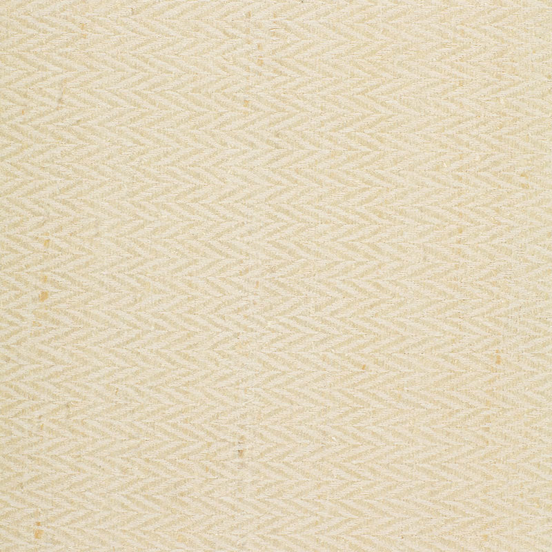 SCHUMACHER KEIRA SILK HERRINGBONE FABRIC 51840 / IVORY