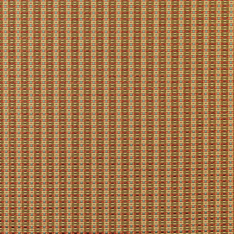 SCHUMACHER BELVEDERE WEAVE FABRIC 54030 / BERRY