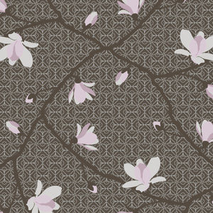 Schumacher Magnolia Wallpaper 5451 / Mineral