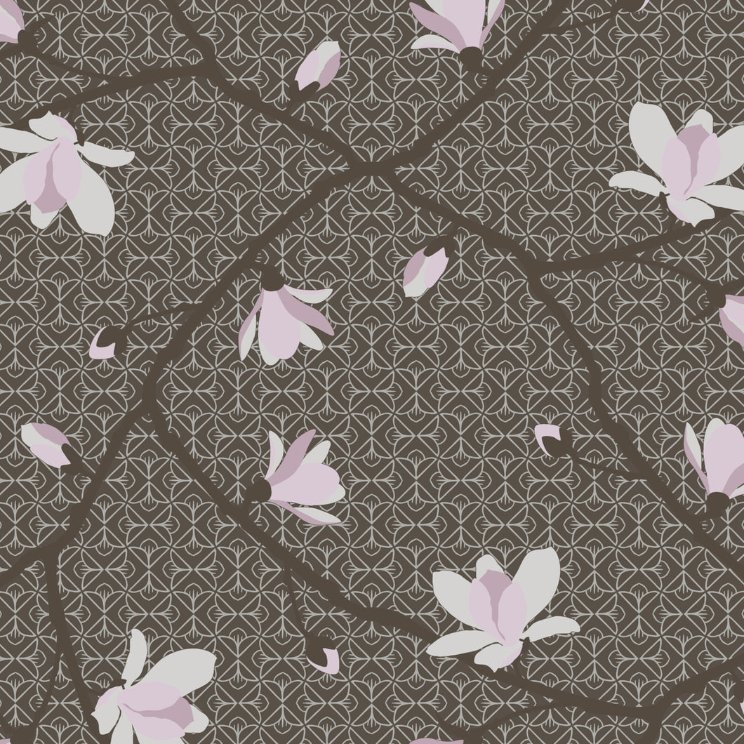 Schumacher Magnolia Wallpaper 5451 / Mineral