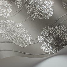 Load image into Gallery viewer, Schumacher Ingrid Wallpaper 5477 / Grey