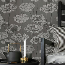 Load image into Gallery viewer, Schumacher Ingrid Wallpaper 5477 / Grey
