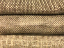 Load image into Gallery viewer, Faux Linen Green Taupe Ecru Beige Flax Texture Upholstery Drapery Fabric