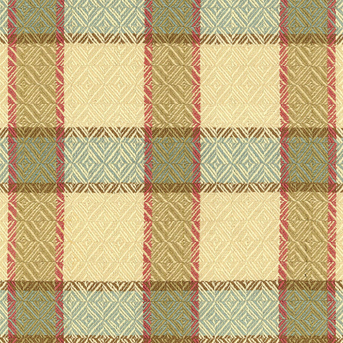 SCHUMACHER CHESTERFIELD PLAID FABRIC 55330 / COTTAGE