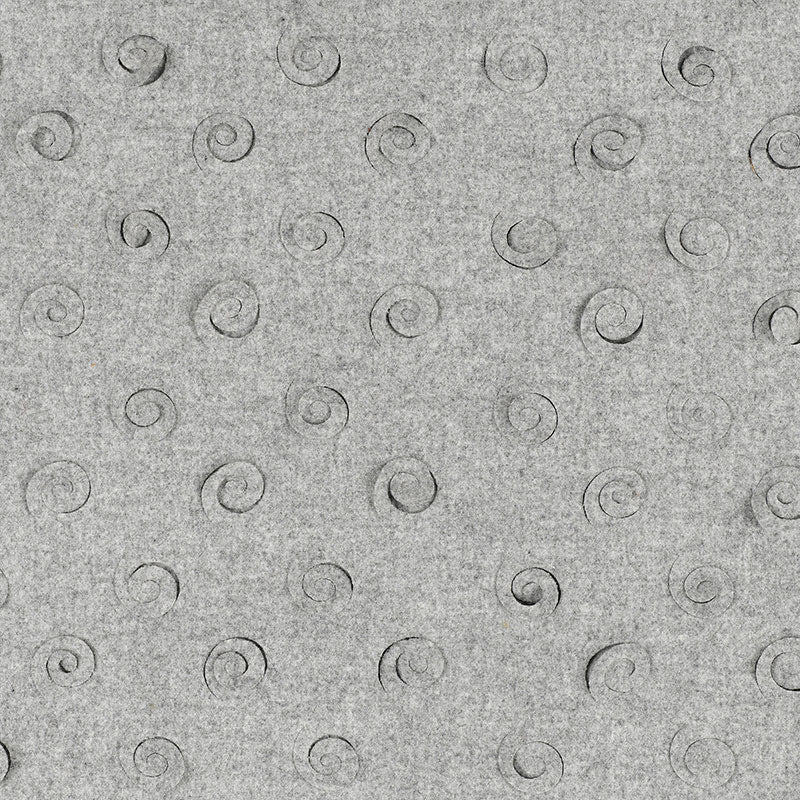 SCHUMACHER CURLICUE FABRIC 55361 / GREY