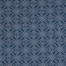 Load image into Gallery viewer, SCHUMACHER DURANCE EMBROIDERY FABRIC 55696 / NAVY