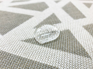 Designer Reversible Indoor Outdoor Water & Stain Resistant Abstract Geometric Taupe Beige Upholstery Drapery Fabric