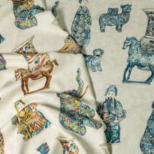 Load image into Gallery viewer, Lee Jofa Tambelan Print Fabric / Porcelain