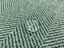 Load image into Gallery viewer, Boris Kroll Savile Herringbone Aquamarine Aqua Geometric Woven Chenille Upholstery Fabric