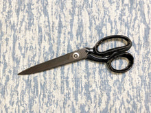 Load image into Gallery viewer, Scalamandre Sequoia Linen Print Sky Abstract Faux Bois Blue Ivory Drapery Fabric