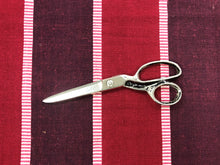 Load image into Gallery viewer, Designer Burgundy Red Maroon Plum Rose Woven Stripe Upholstery Drapery Fabric