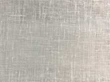 Load image into Gallery viewer, 118&quot; Wide Designer Linen Poly Sheer Textured Drapery Fabric for Window Treatments Teal Blue Off White Neutral / Teal Spruce Haze Mist