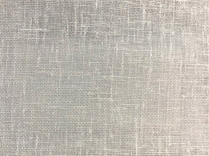 118" Wide Designer Linen Poly Sheer Textured Drapery Fabric for Window Treatments Teal Blue Off White Neutral / Teal Spruce Haze Mist