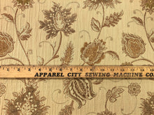 Load image into Gallery viewer, Kravet Design Pale Gold Beige Taupe Floral Jacobean Botanical Upholstery Drapery Fabric
