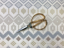 Load image into Gallery viewer, 1.75 Yds Designer Woven Geometric Beige Grey Taupe Chenille Upholstery Fabric