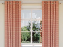 Load image into Gallery viewer, Heavy Duty Cream Orange Coral Abstract Geometric Upholstery Drapery Fabric