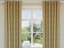 Load image into Gallery viewer, Heavy Duty Leaf Brocade Green Beige Gold Brown Upholstery Drapery Fabric