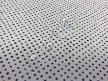 Load image into Gallery viewer, Delaney and Long Squall Bluebird Small Dot Navy Blue Off White Outdoor Water Resistant Nautical Upholstery Fabric